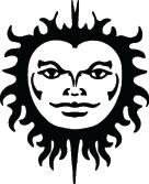 Sun Sticker 107
