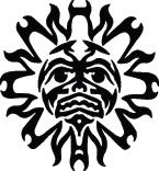 Sun Sticker 114