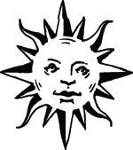 Sun Sticker 127