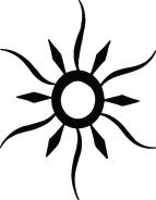 Sun Sticker 166
