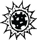 Sun Sticker 186