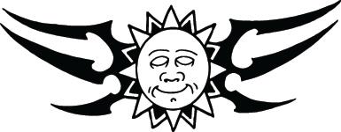 Sun Sticker 19