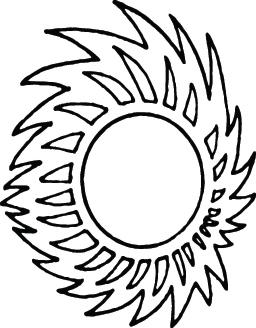 Sun Sticker 193