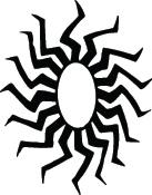 Sun Sticker 45