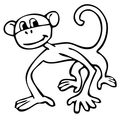 Monkey 15 Sticker
