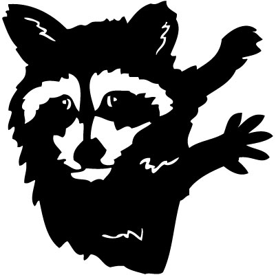 Raccoon 4 Sticker