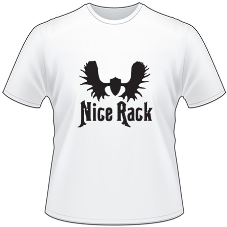 Nice Rack Moose Rack T-Shirt