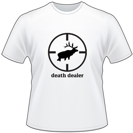 Game Over Elk in Bullseye T-Shirt 4