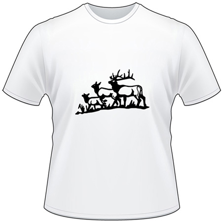 Elk Family T-Shirt 3