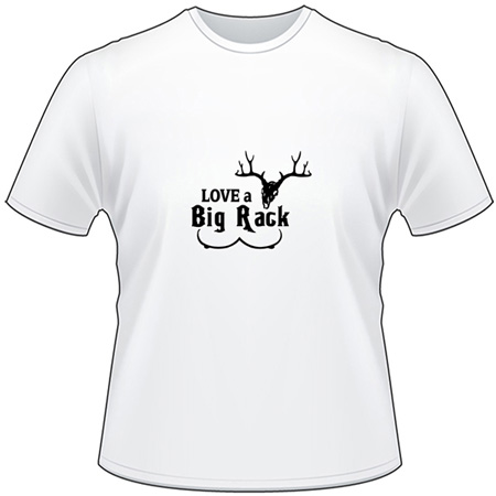 Love a Big Rack Deer Skull T-Shirt