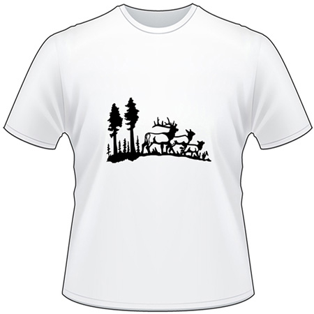 Elk Family T-Shirt 4