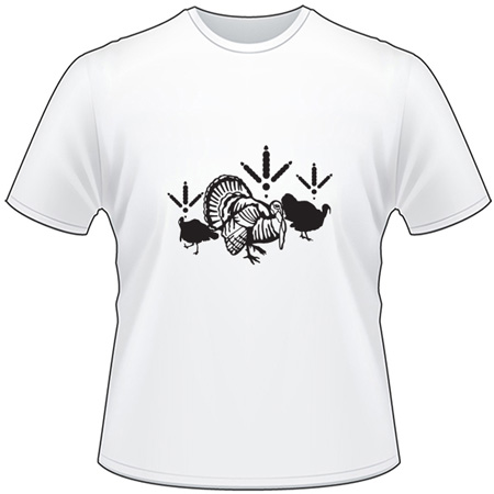 Turkeys with Prints T-Shirt 2
