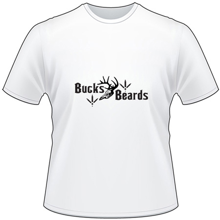Bucks Beards Deer Skull T-Shirt