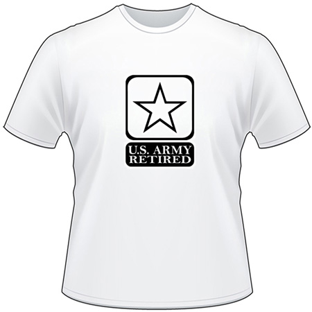 Retired Army Star T-Shirt