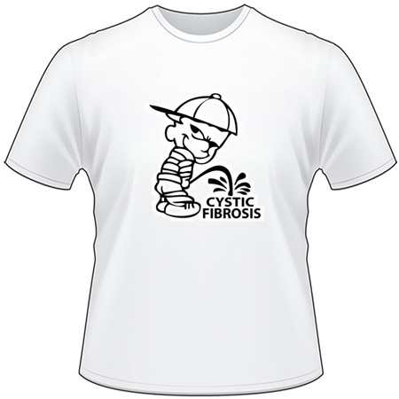 Calvin Pee On Cystic Fibrosis T-Shirt