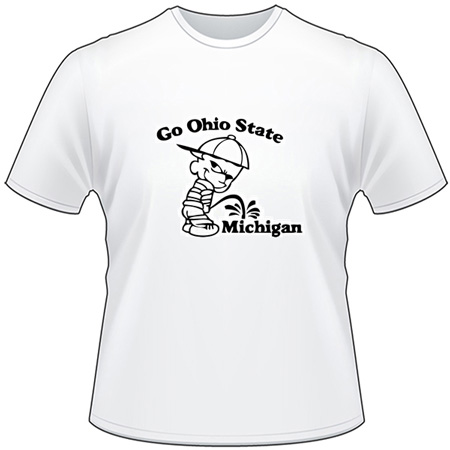 Ohio State Pee On Michigan T-Shirt