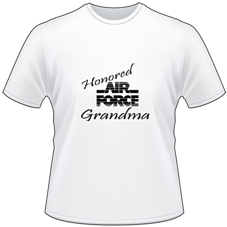 Honored Air Force Grandma T-Shirt