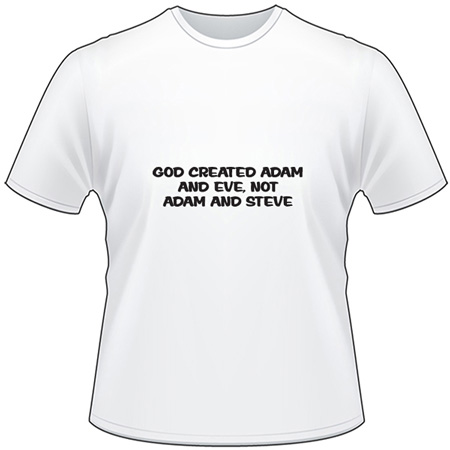 Adam And Eve T-Shirt 4098