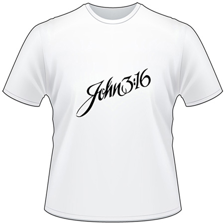 John 3:16 T-Shirt 1206