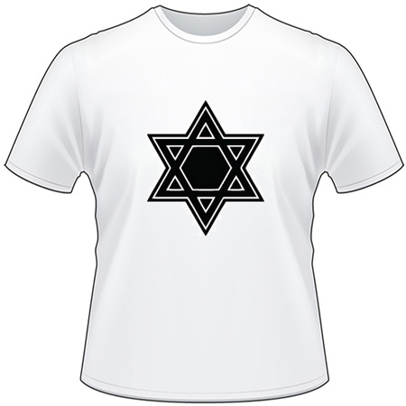 Star of David T-Shirt 2123