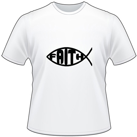 Faith Fish T-Shirt 2139