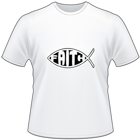 Faith Fish T-Shirt 2140