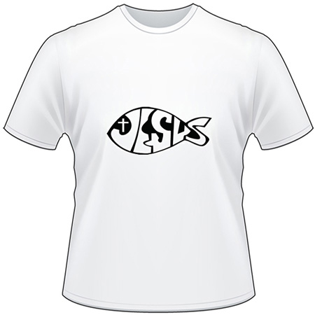 Jesus Fish T-Shirt 2273