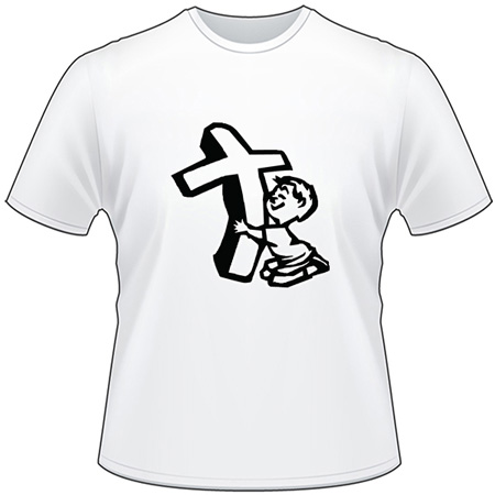 Hugging Cross T-Shirt 3126