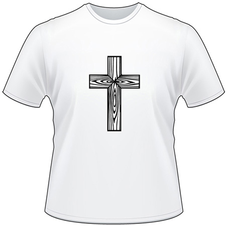 Wooden Cross T-Shirt 3013