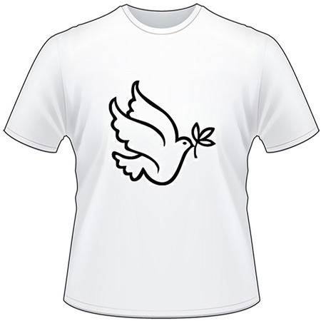 Dove and Olive Branch T-Shirt 3171