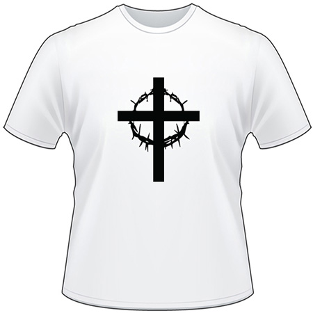 Cross and Thorns T-Shirt 3258