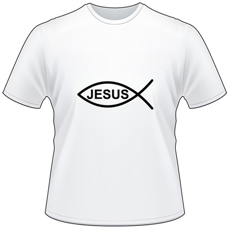 Jesus Fish T-Shirt 3064