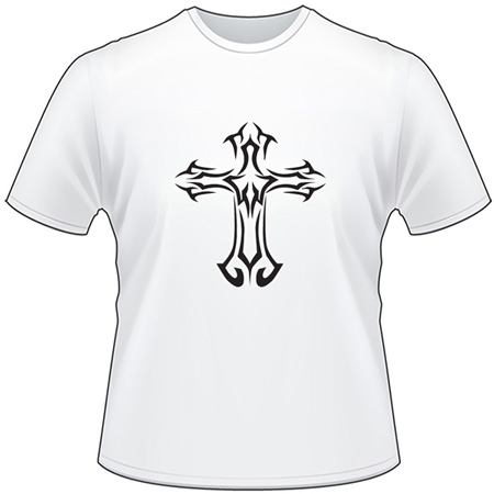 Tribal Cross T-Shirt 3086