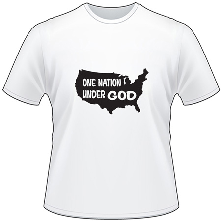 One Nation Under God  T-Shirt 4214
