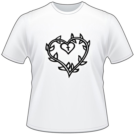 Heart and Thorns T-Shirt 4037