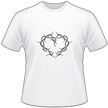 Heart of Barbwire T-Shirt 4058