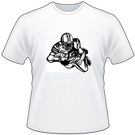 Extreme Football Player T-Shirt 2049