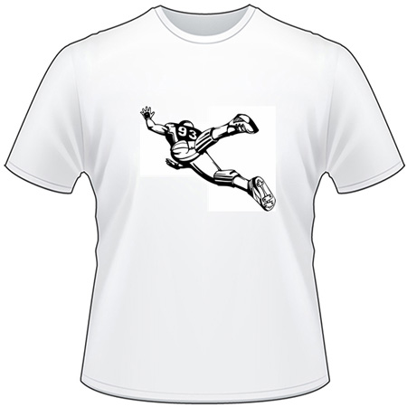 Extreme Football Player T-Shirt 2059
