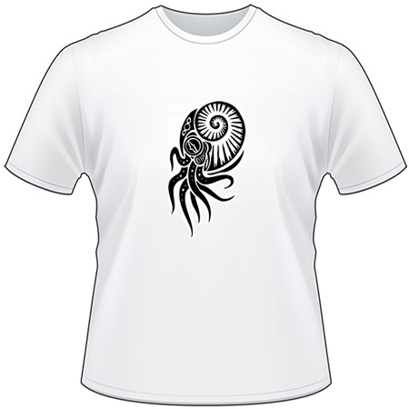Tribal Water  Monster  T-Shirt 23