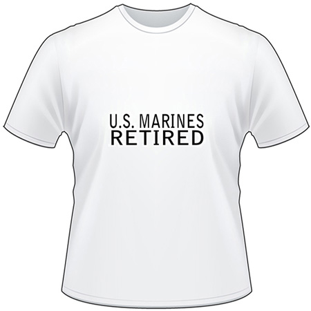 Marine Retired T-Shirt
