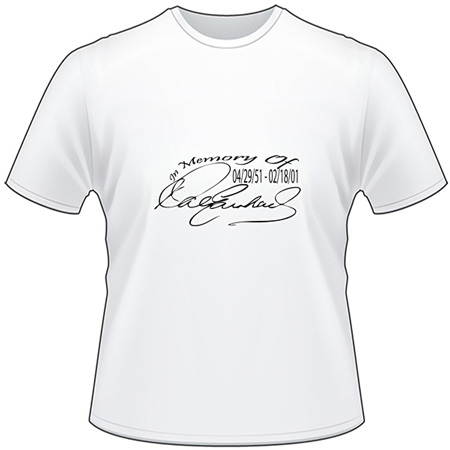 In Memory of Dale Earnhardt T-Shirt 3