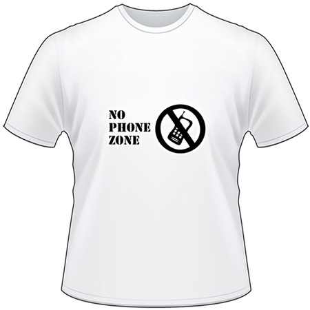 No Phone Zone T-Shirt