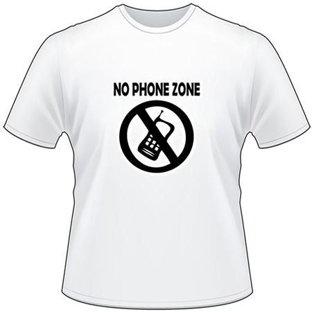 No Phone Zone 5 T-Shirt