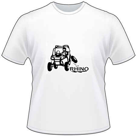 Kawasaki Peeing on Rhino T-Shirt