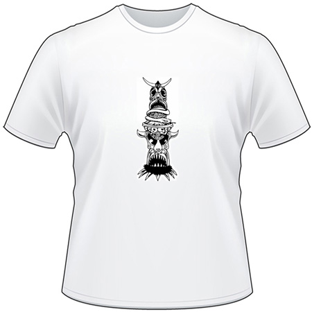 Native American Totem Pole T-Shirt 2