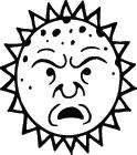 Sun Sticker 214