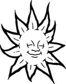 Sun Sticker 221