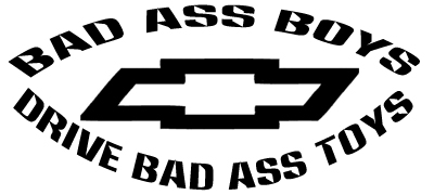 Bad A$$ Boys Drive Bad A$$ Toys Sticker