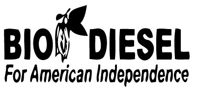 Bio Diesel for America Independence Sticker