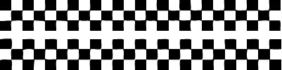 Checkered Strips Sticker